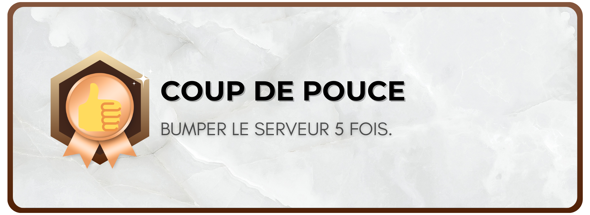 Coup de pouce