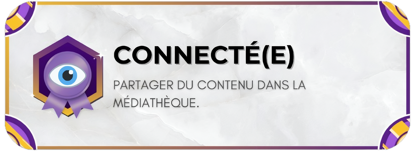 Connecté(e)