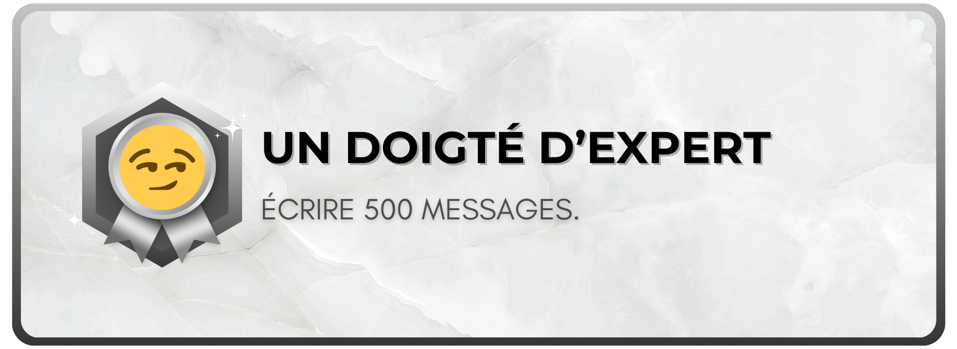 Un doigté d'expert
