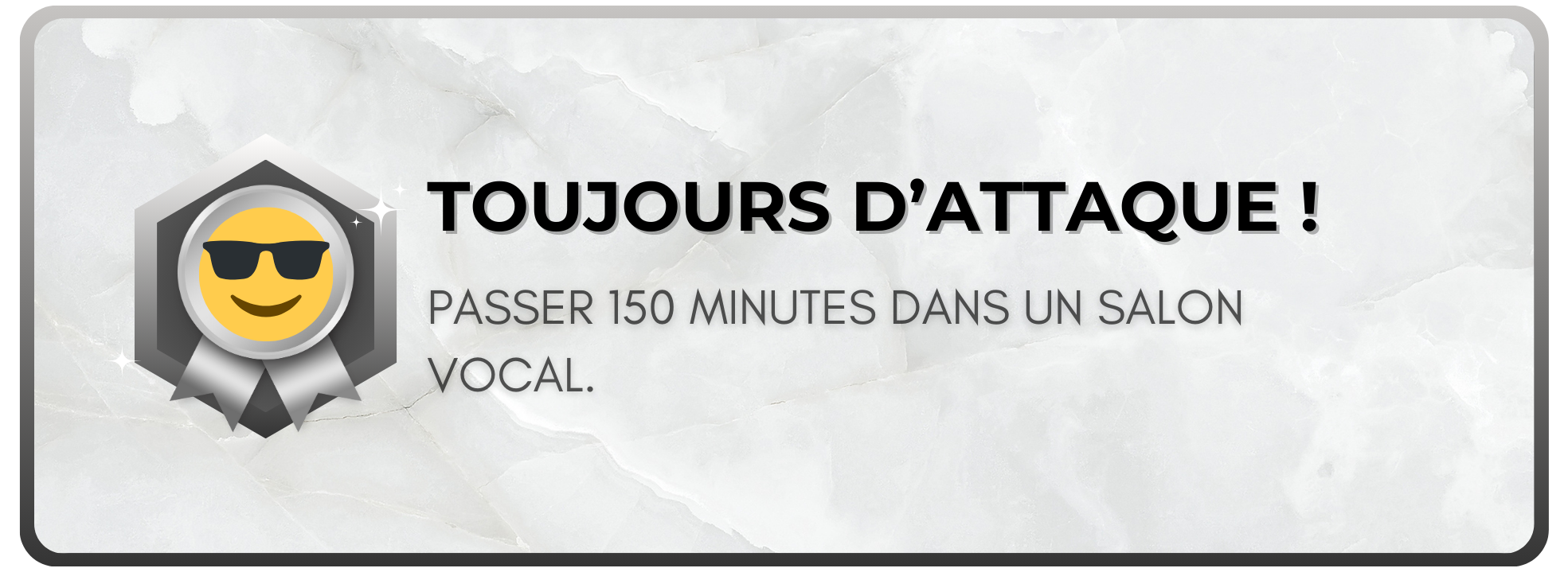 Toujours d'attaque !