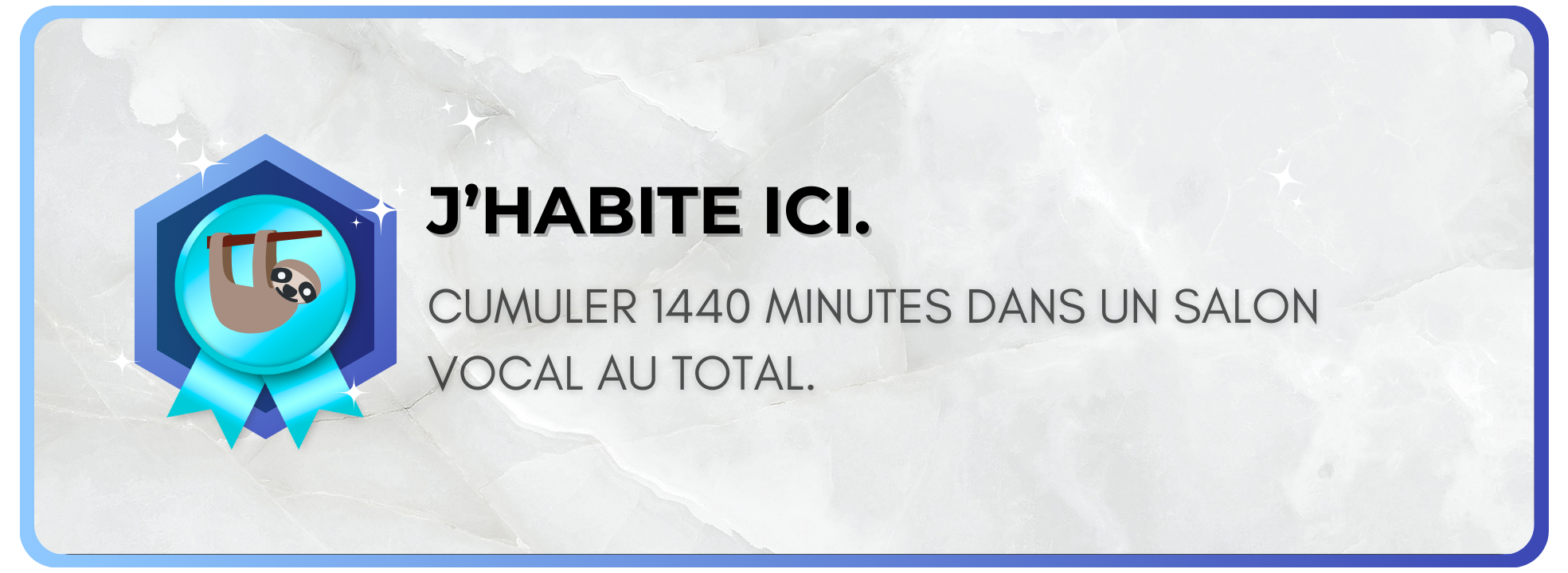 J'habite ici